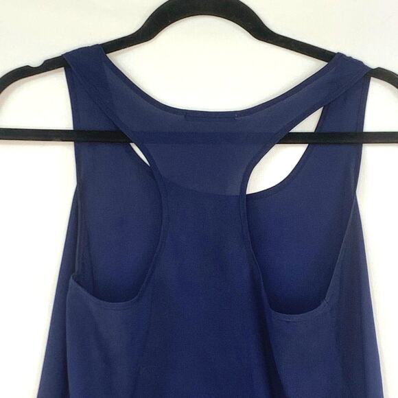 Soprano Tank Top Women Small Navy Blue Racerback Sleeveless Scoop Neck Pullover - Picture 5 of 9